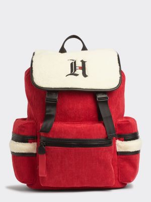 Lewis Hamilton Fleece Panel Backpack RED Tommy Hilfiger