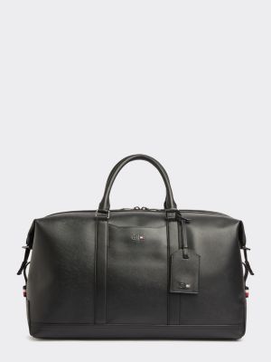 tommy hilfiger leather briefcase