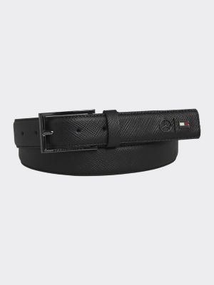 Mercedes Benz Grained Leather Belt 