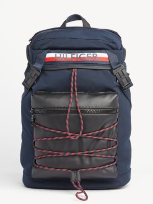 blue tommy hilfiger backpack