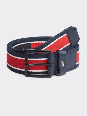 tommy hilfiger striped belt