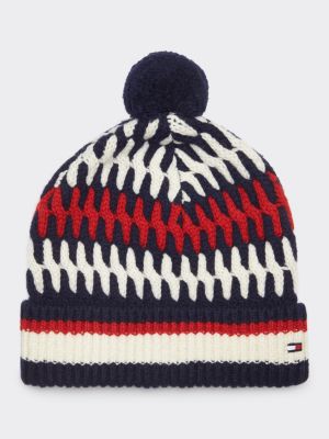 tommy hilfiger bobble hat mens