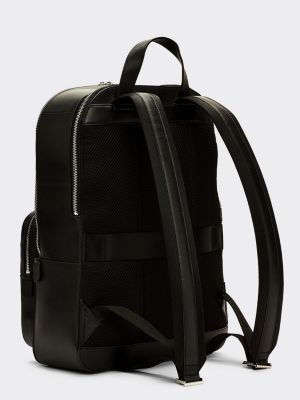 Leather Business Backpack BLACK Tommy Hilfiger