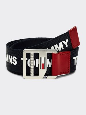 tommy logo belt