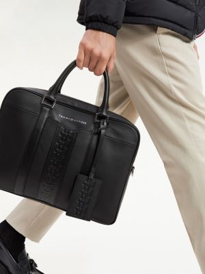 tommy hilfiger men's leo briefcase