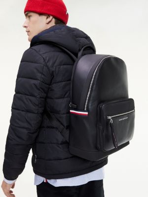 tommy backpack leather