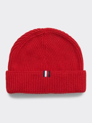 tommy hilfiger logo beanie