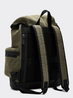 tommy hilfiger green backpack