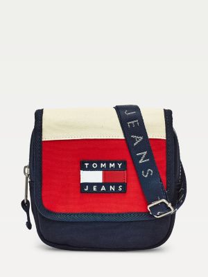 Heritage Flap Crossover Bag BLUE Tommy Hilfiger