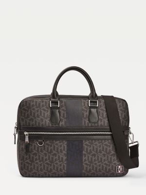 TH Modern Slim Monogram Laptop Bag 