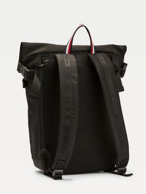 tommy hilfiger roll top backpack