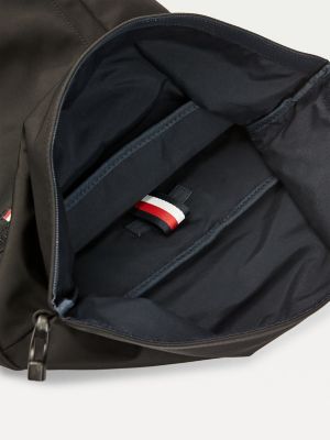 all black tommy hilfiger backpack