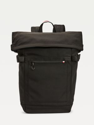 Urban Roll Top Backpack | BLACK | Tommy 