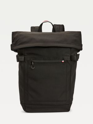 tommy hilfiger roll top backpack