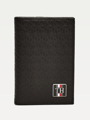 tommy hilfiger leather card holder