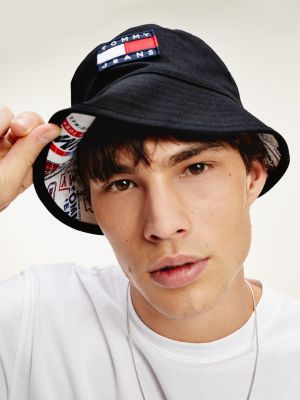 tommy jeans reversible bucket hat