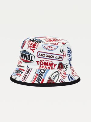 tommy jeans reversible bucket hat
