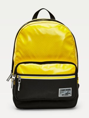 tommy hilfiger yellow backpack