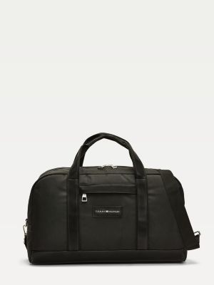 tommy hilfiger leather duffle bag