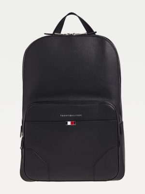 TH Business Leather Backpack | BLACK 