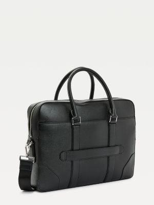 TH Business Slim Leather Computer Bag 