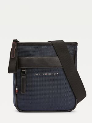 Small Recycled Polyester Crossover Bag BLUE Tommy Hilfiger