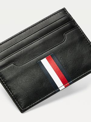 tommy hilfiger leather card holder