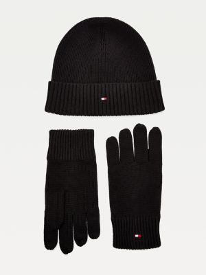 Pima Cotton Beanie And Gloves Set 