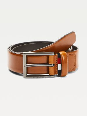 Gurtel Fur Herren Flecht Ledergurtel Tommy Hilfiger De