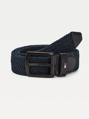 Denton Braided Elastic Belt | BLUE | Tommy Hilfiger