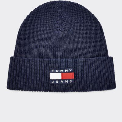 blue tommy hilfiger beanie