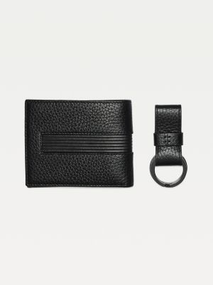 tommy hilfiger belt and wallet set