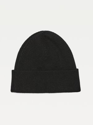 tommy hilfiger black beanie