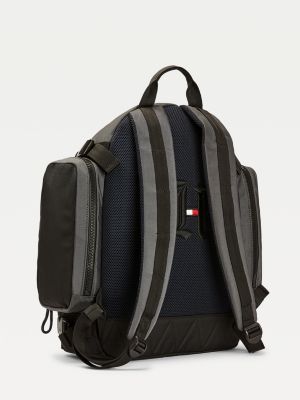 Lewis Hamilton Monogram Patch Backpack BLACK Tommy Hilfiger