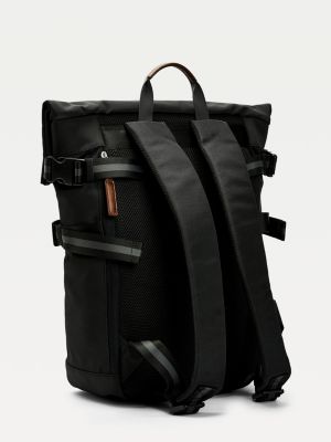 tommy hilfiger roll top backpack