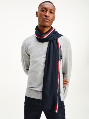 Woven Selvedge Scarf | BLUE | Tommy 