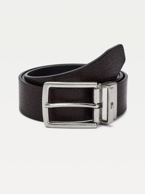 Denton Reversible Leather Belt | BLACK | Tommy Hilfiger