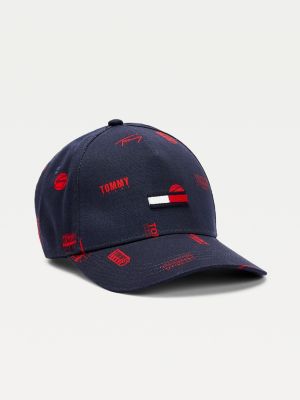 tommy hilfiger all over print cap