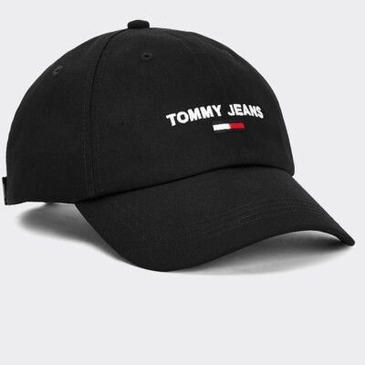 Bejsbolka S Kontrastnym Remeshkom Chernyj Tommy Hilfiger