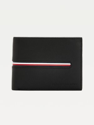 Downtown Leather Flap Wallet | BLACK 