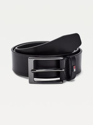 Layton Leather Belt | BLACK | Tommy 