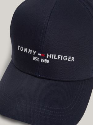 Tommy Hilfiger Blau Bio-Baumwolle | aus Established TH Baseball-Cap |