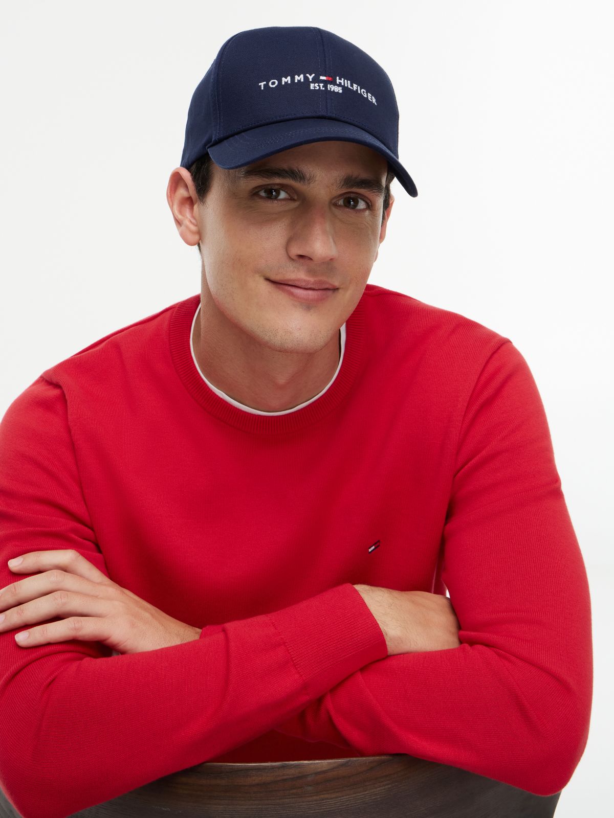 TH Established Pure Cotton Cap — Blue
