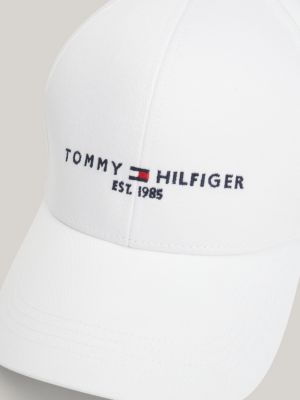 TH Established Baseball-Cap aus Weiß | | Hilfiger Bio-Baumwolle Tommy