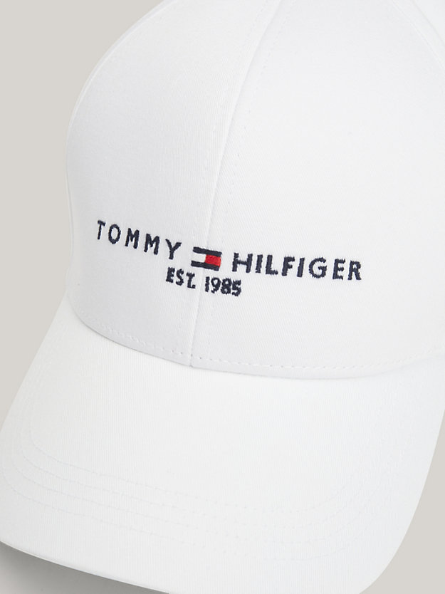 Established Weiß Tommy Bio-Baumwolle aus Hilfiger Baseball-Cap | | TH