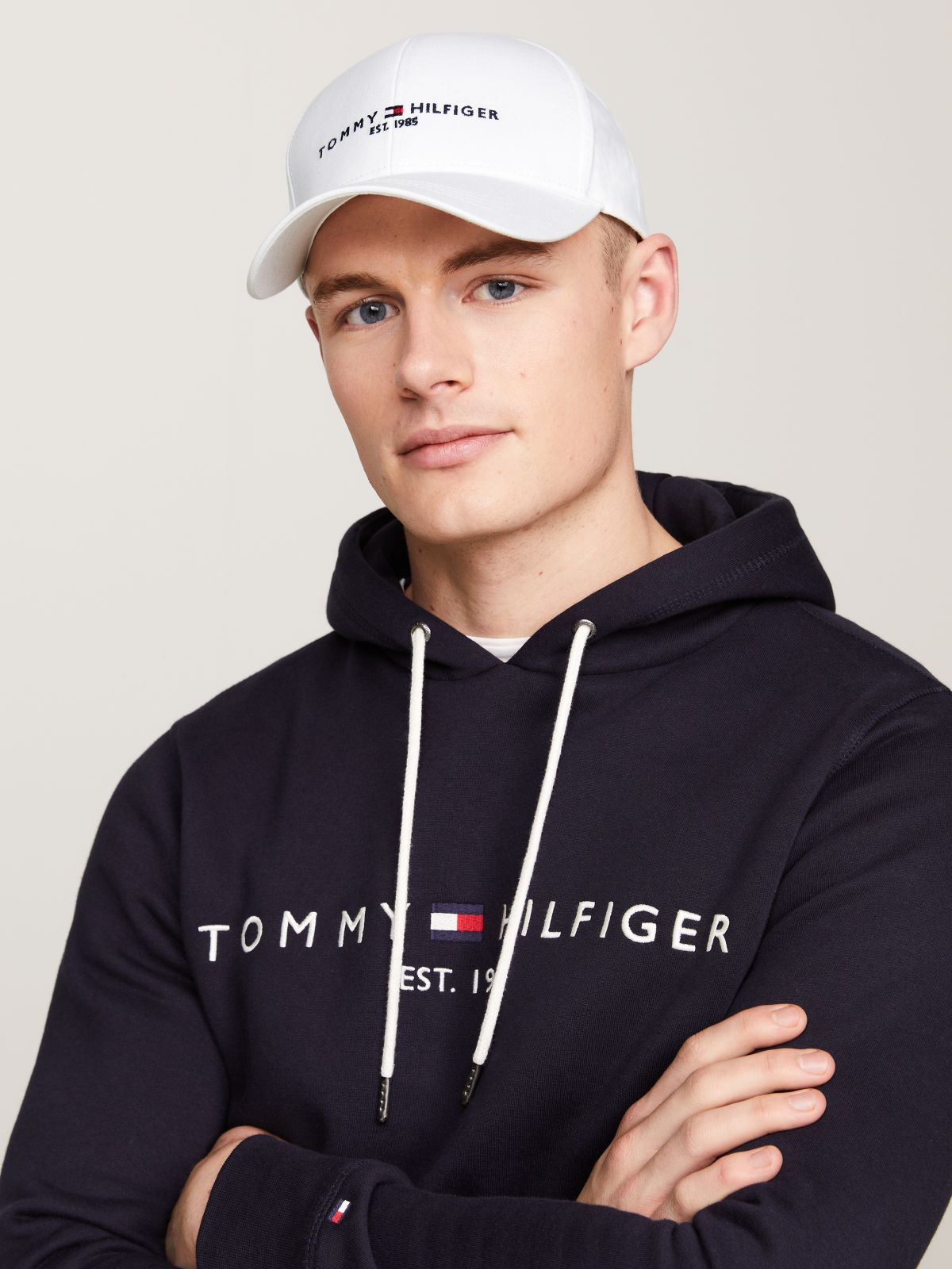 TH Established Pure Cotton Cap — White