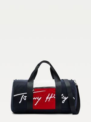 Signature Colour-Blocked Duffle | BLUE 