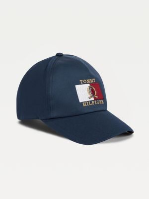 Crest and Logo Embroidery Cap | BLUE | Tommy Hilfiger