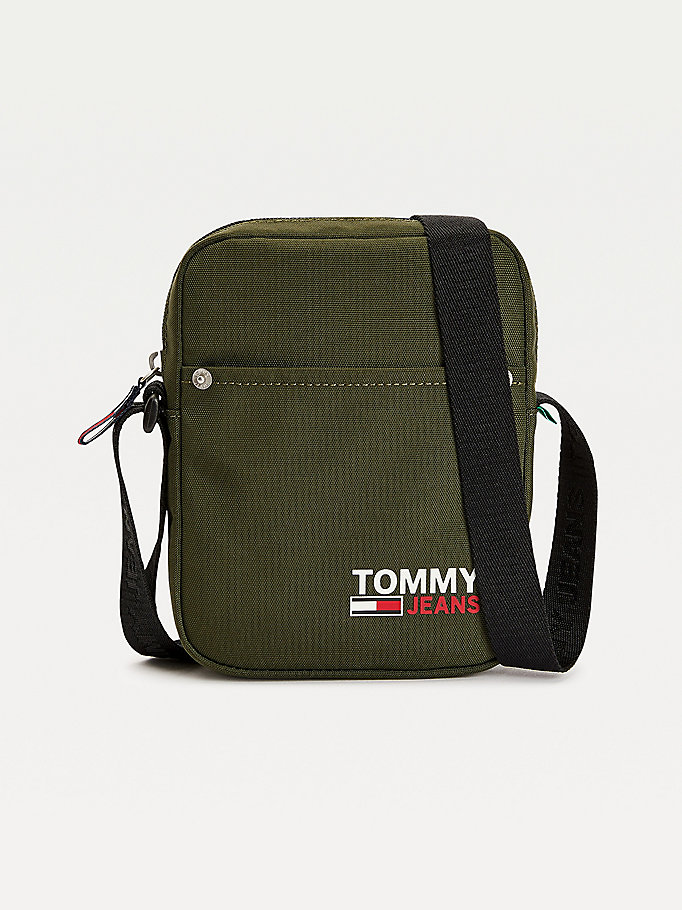 green campus repeat logo reporter for men tommy jeans