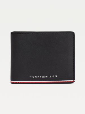 Commuter Small Credit Card Wallet Black Tommy Hilfiger